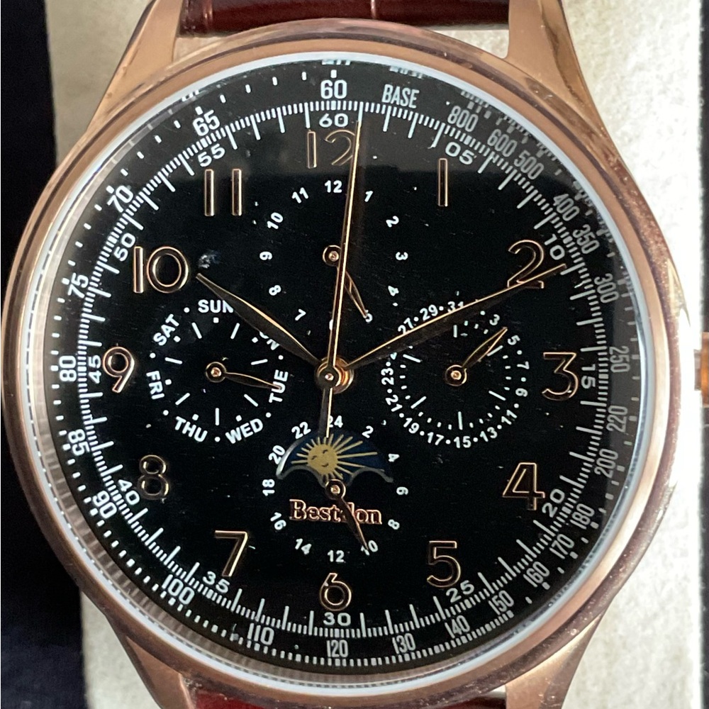 Euc Automatic 40mm Bestdon Multifunction Watch - image 1